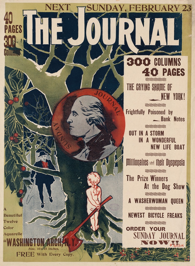 The journal, next Sunday, February 23 — P. Gillin