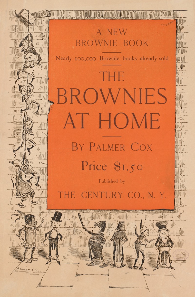 The brownies at home by Палмер Кокс — digital art print download