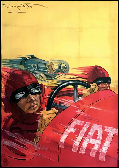 Fiat by Plinio Codognato, 1923 — digital art print download