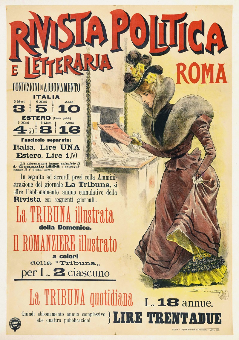 Rivista Politica E Letteraria — Silbonette