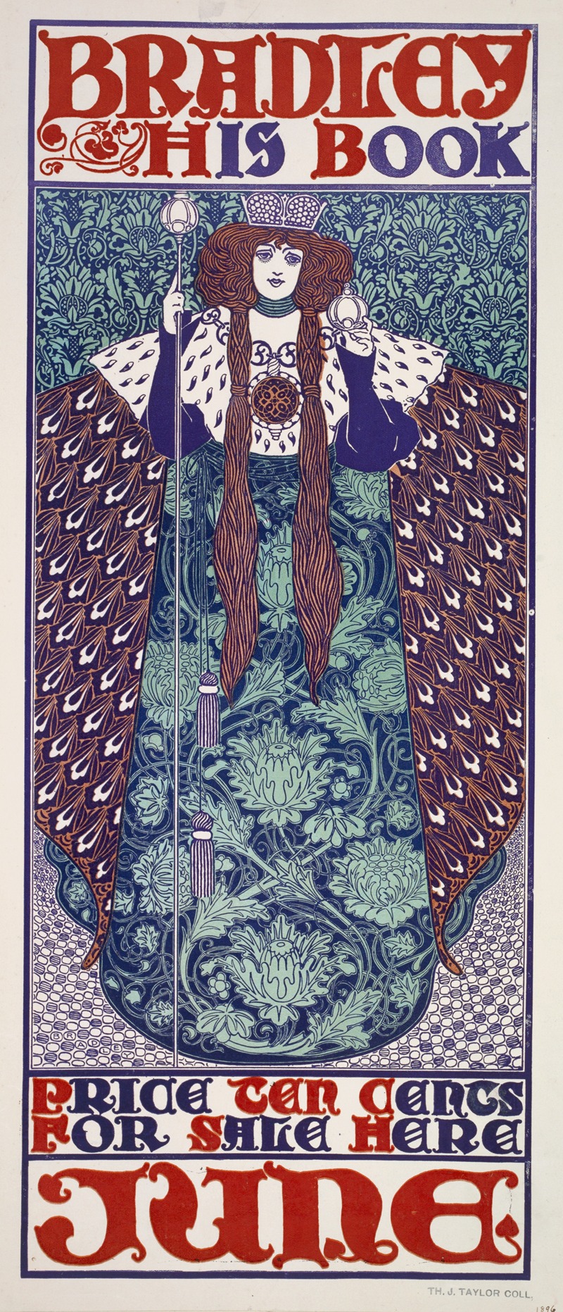 Bradley his book. by Уилл Брэдли, 1896 — digital art print download