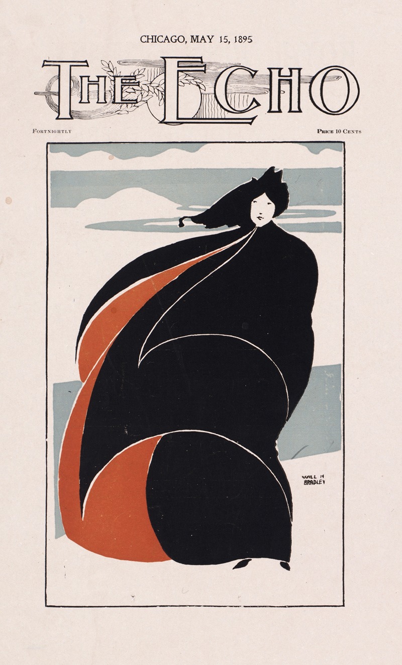 The echo, Chicago, May 15, 1895 by Уилл Брэдли, 1895 — digital art print download