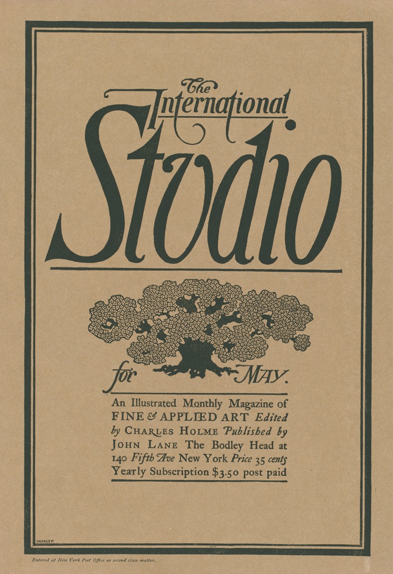 The international studio for May, May 1897 by Уилл Брэдли, 1897 — digital art print download