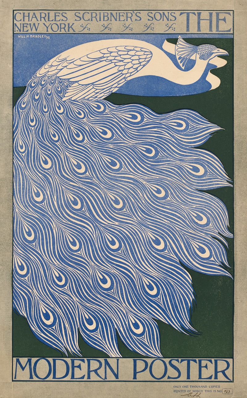 The modern poster by Уилл Брэдли, 1895 — digital art print download