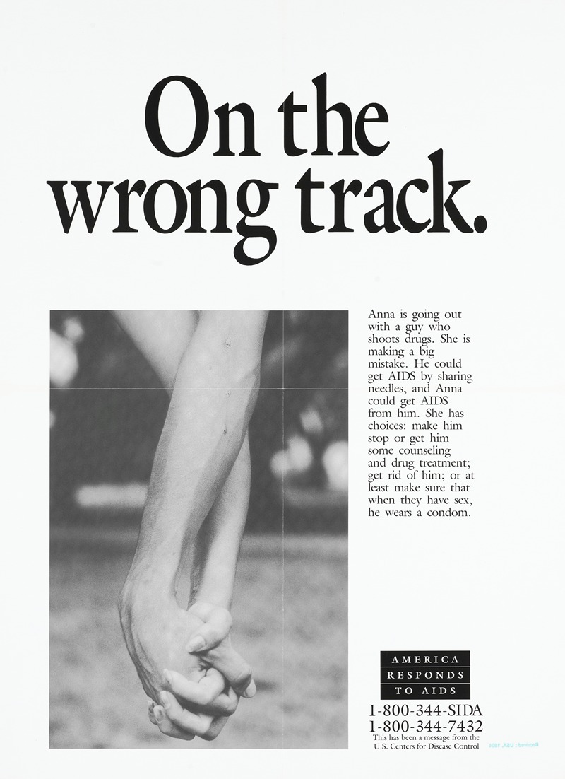 On the wrong track by Centers for Disease Control and Prevention — digital art print download