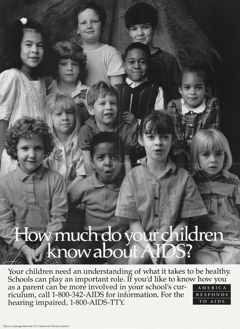 How much do your children know about AIDS by Centers for Disease Control and Prevention — digital art print download