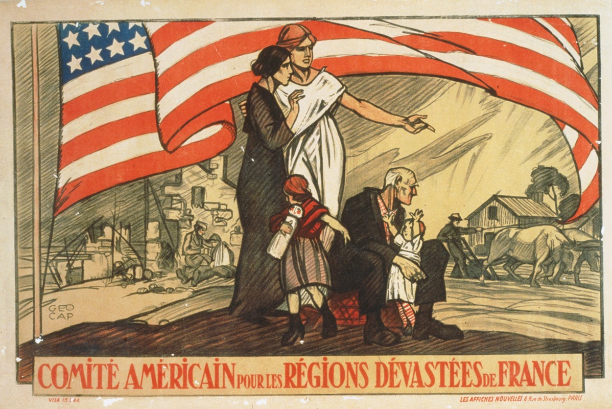 Comité Americain pour les Régions Dévastées de France — Géo Dorival