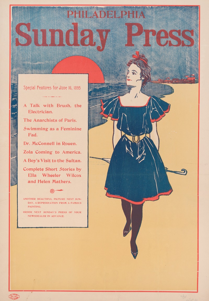 Special features for June 16, 1895 by Джордж Рейтер Брилл, 1895 — digital art print download
