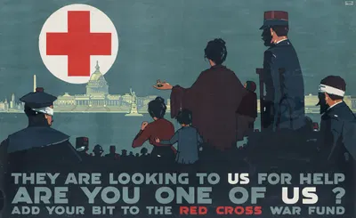 They are looking to us for help – Are you one of us, Add your bit to the Red Cross War Fund by L.N. Britton, 1917 — digital…