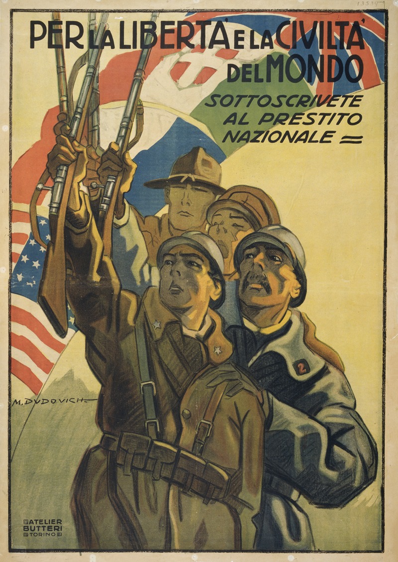 Per la libertà e la civiltà del mondo — Marcello Dudovich