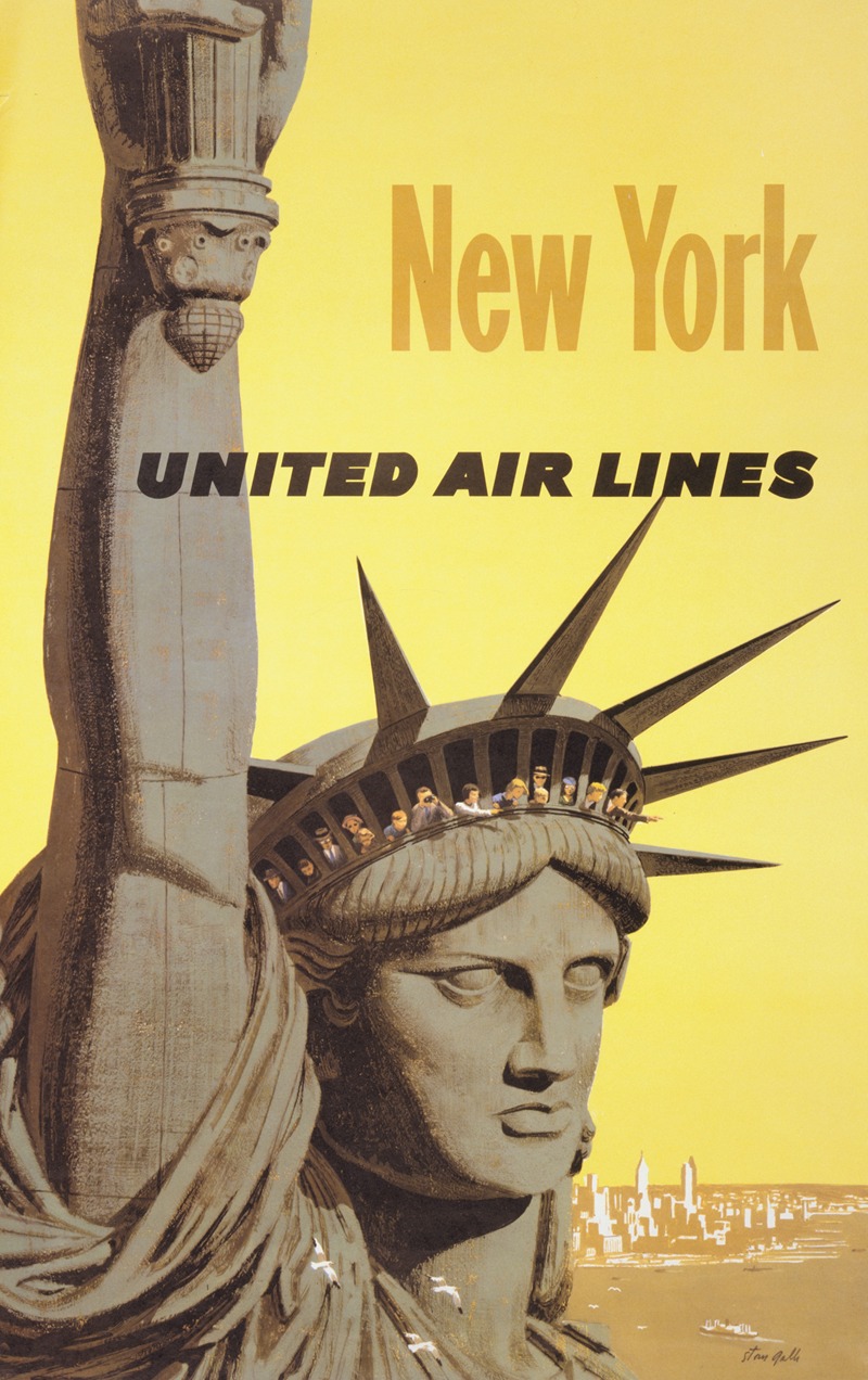New York, United Air Lines — Stanley Galli
