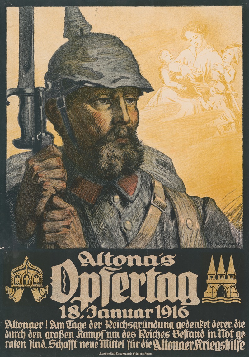 Altona's Opfertag, 18. Januar 1916 — Wilhelm Battermann