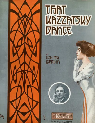 That kazzatsky dance by André De Takacs, 1912 — digital art print download