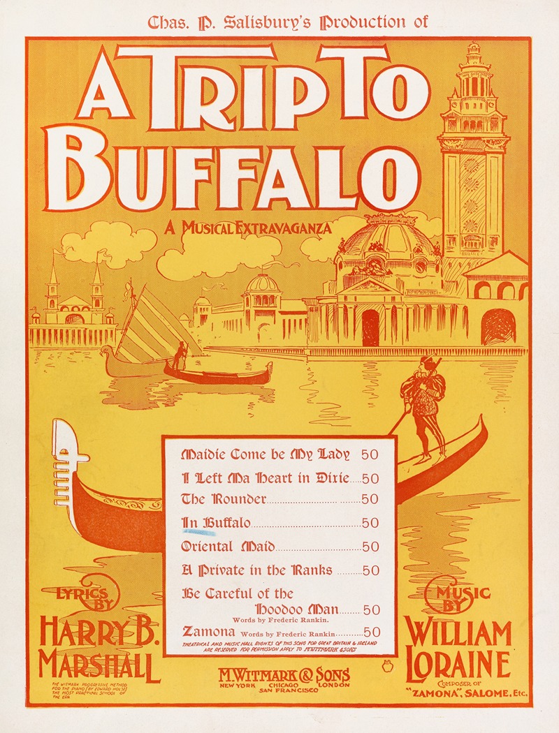 A trip to buffalo by Аноним, 1901 — digital art print download