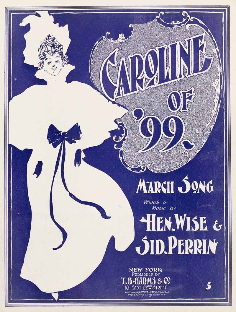 Caroline of '99 by Аноним, 1899 — digital art print download