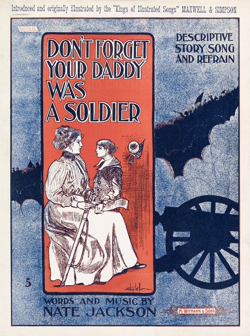 Don't forget your daddy was a soldier by Аноним, 1899 — digital art print download