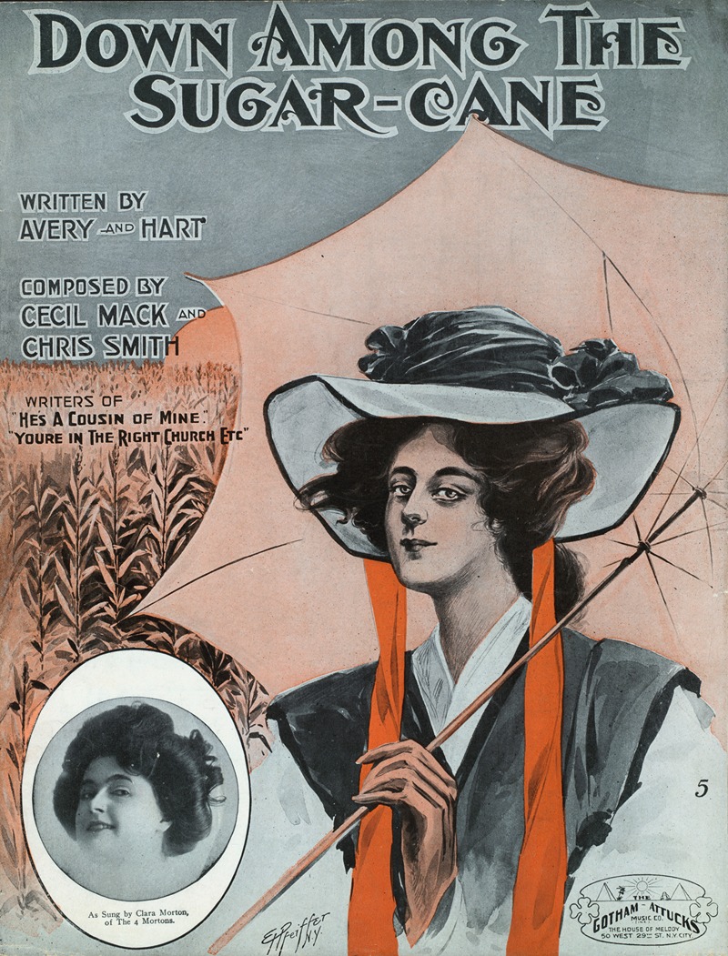 Down among the sugar cane by Anonymous, 1908 — digital art print download
