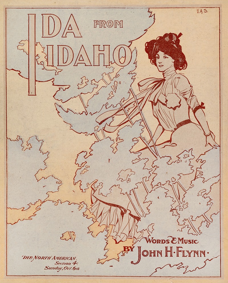Ida from Idaho by Anonymous, 1901 — digital art print download