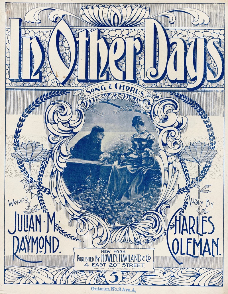 In other days by Аноним, 1896 — digital art print download