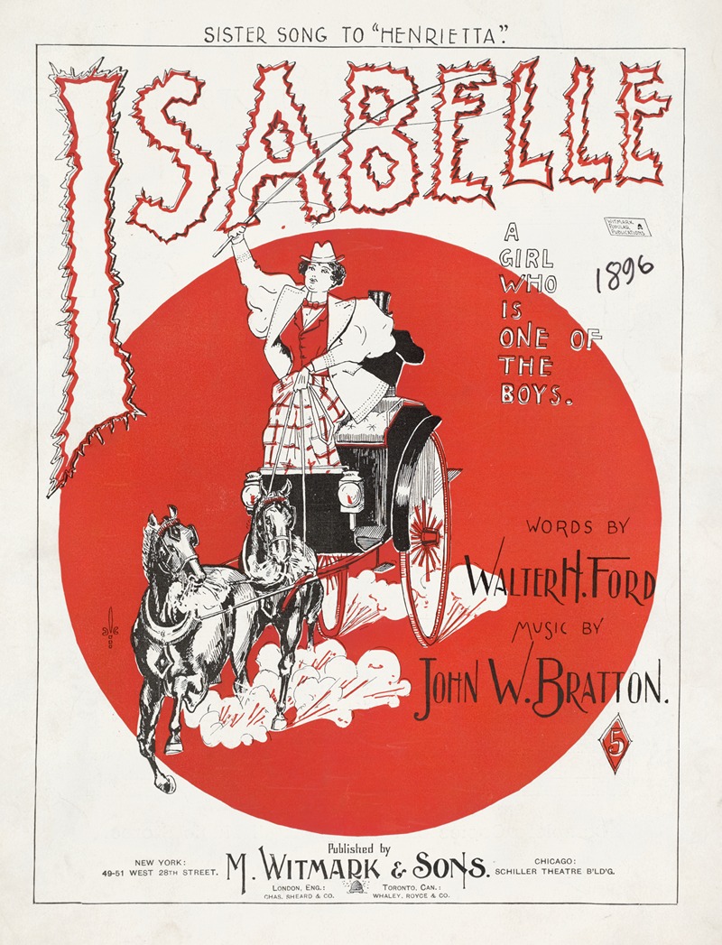 Isabelle! by Anonymous, 1896 — digital art print download