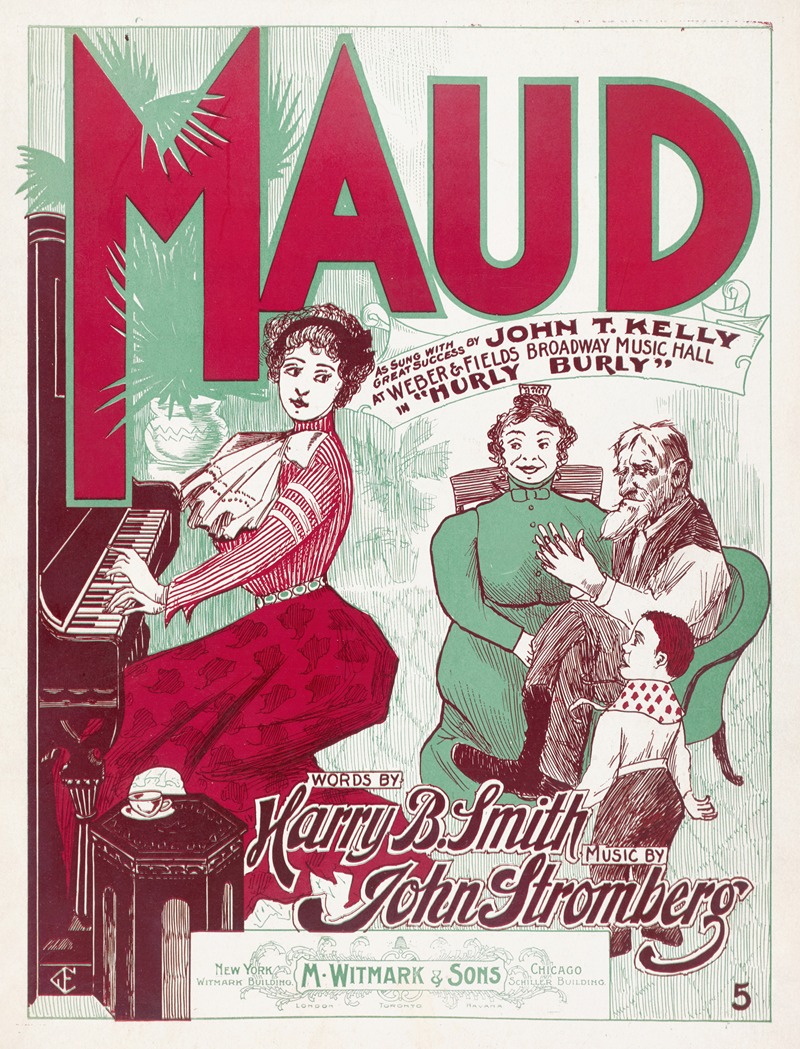 Maud by Аноним, 1899 — digital art print download