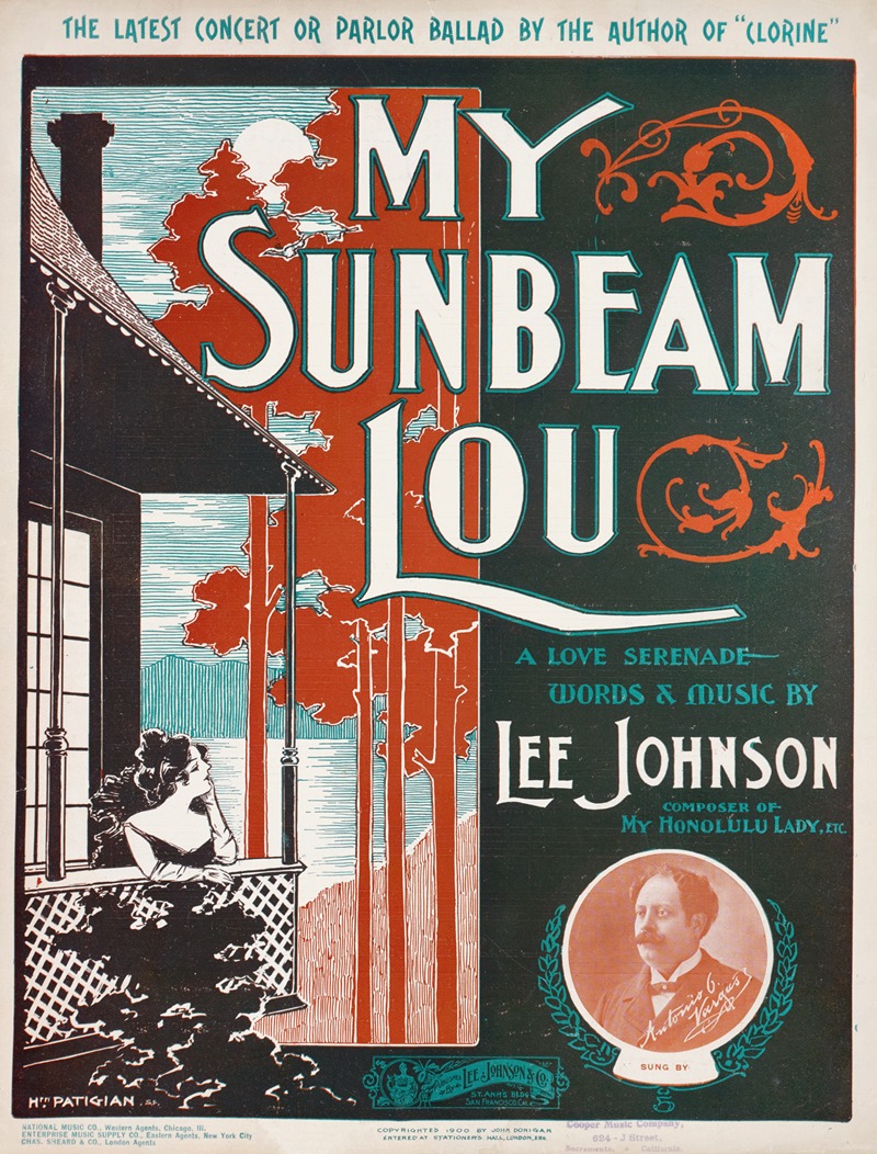 My Sunbeam Lou by Аноним, 1900 — digital art print download
