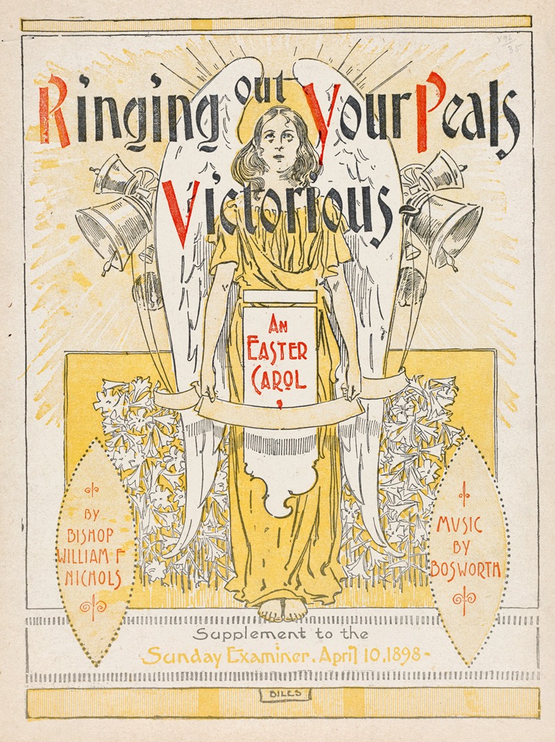 Ringing out your peals victorious by Аноним, 1898 — digital art print download