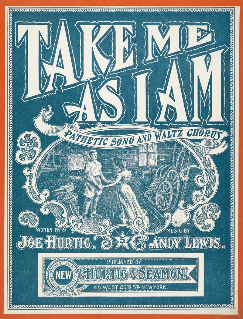 Take me as I am by Аноним, 1899 — digital art print download