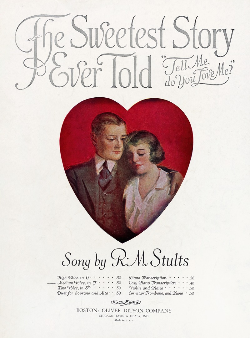 The sweetest story ever told — Anonymous