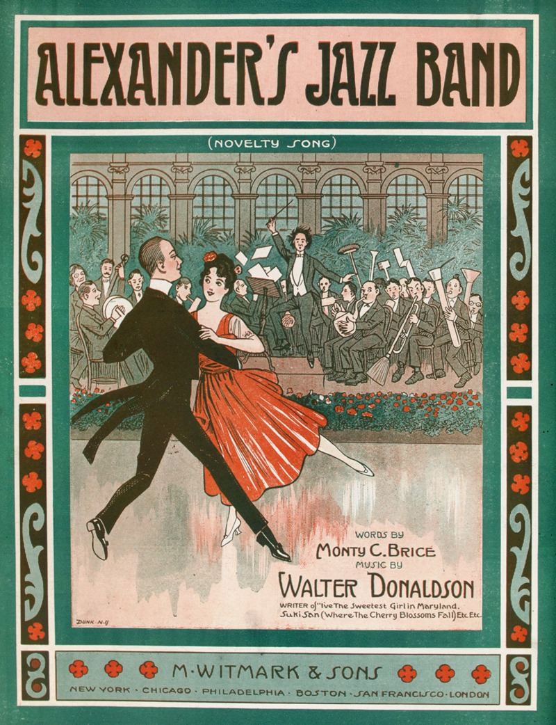 Alexander's jazz band by Dunk, 1920 — digital art print download