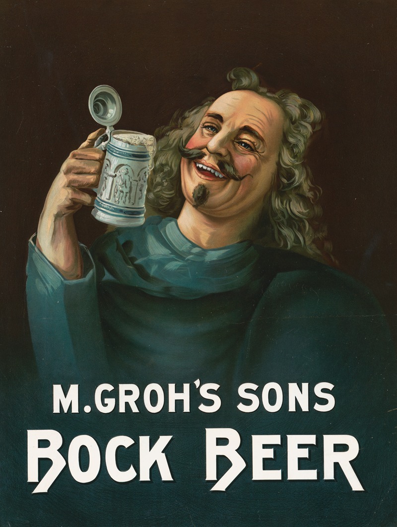 M. Groh's Sons, Bock Beer by Anonymous, 1899 — digital art print download