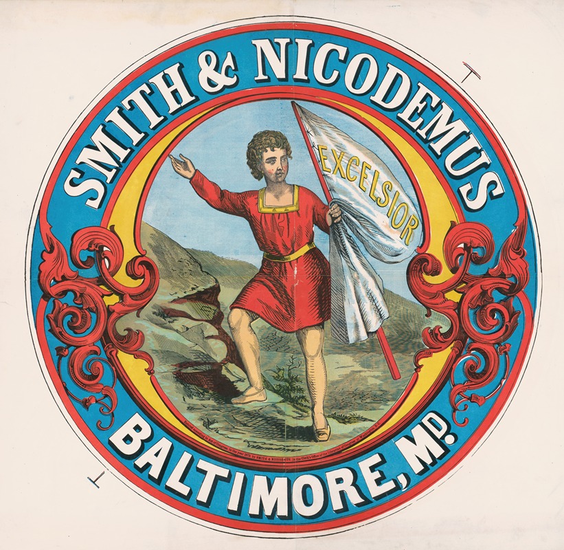 Smith & Nicodemus, Baltimore, MD by Аноним, 1873 — digital art print download