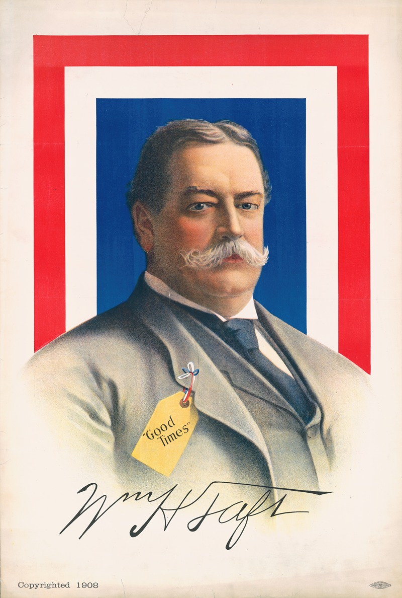 Good times Wm. H. Taft by Аноним, c1908 — digital art print download