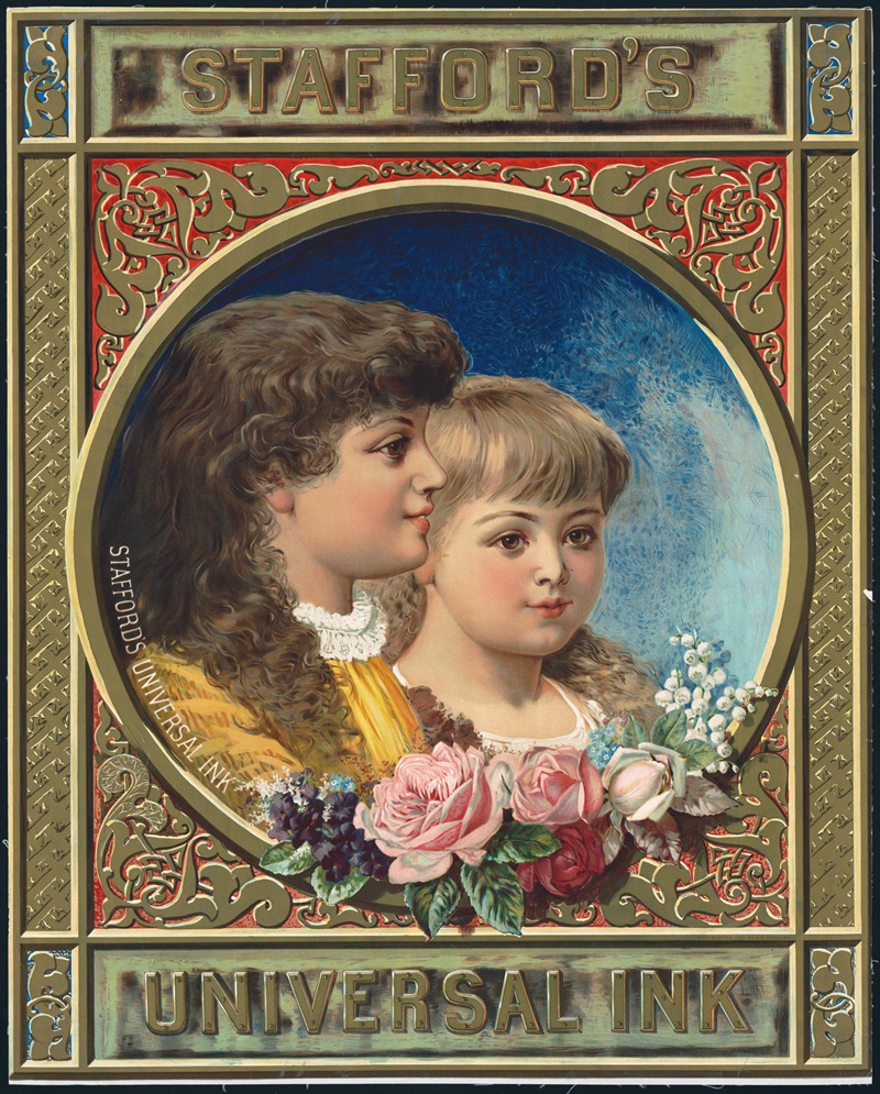 Stafford's universal ink by Аноним, 1887 — digital art print download