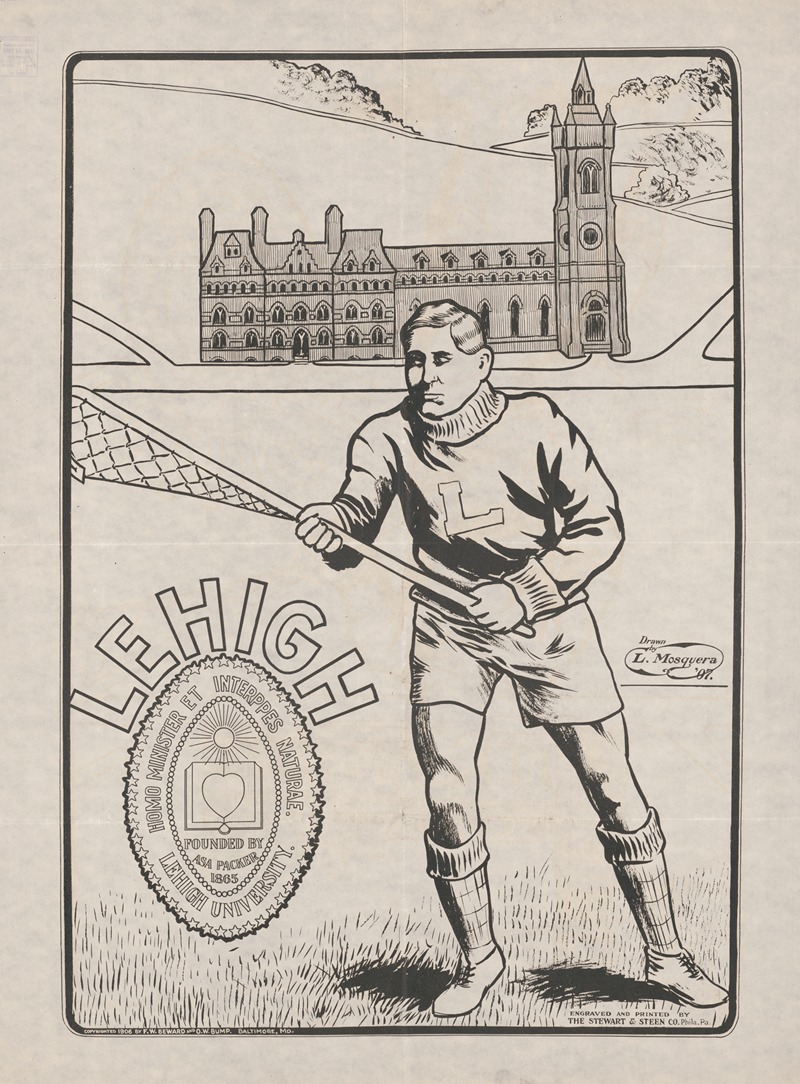 Male lacrosse player, Lehigh University — L. Mosquera