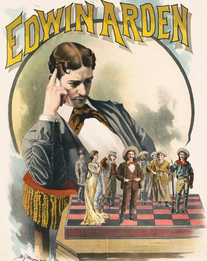 Edwin Arden by Аноним, 1900 — digital art print download