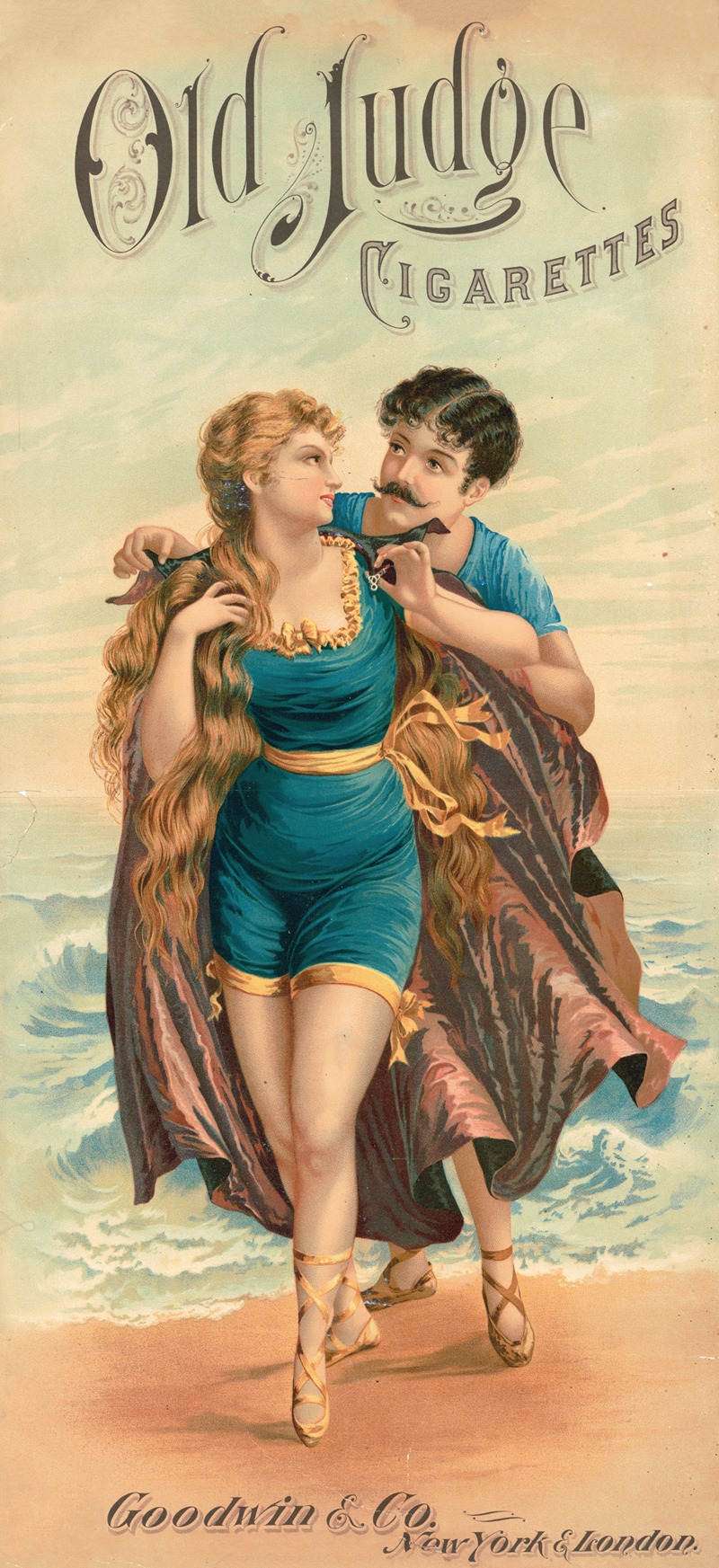 Old Judge cigarettes by Аноним, 1880 — digital art print download