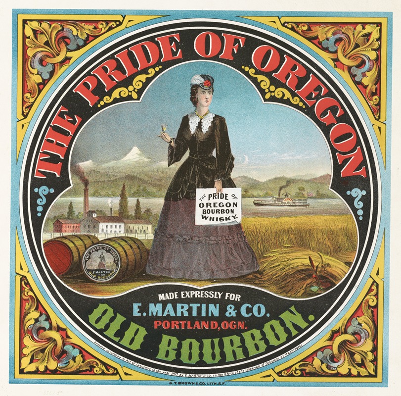 The pride of Oregon. Old bourbon — Anonymous