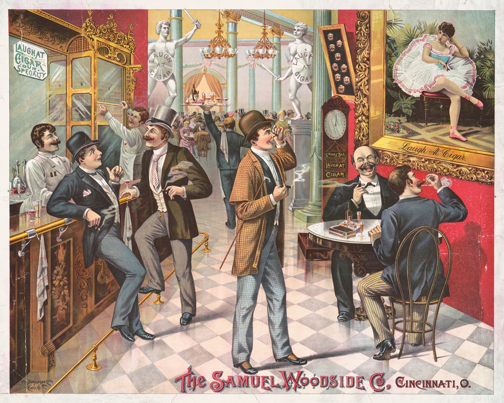 The Samuel Woodside Co., Cincinnati, O, by Donaldson Lith. Co, 1870 — digital art print download