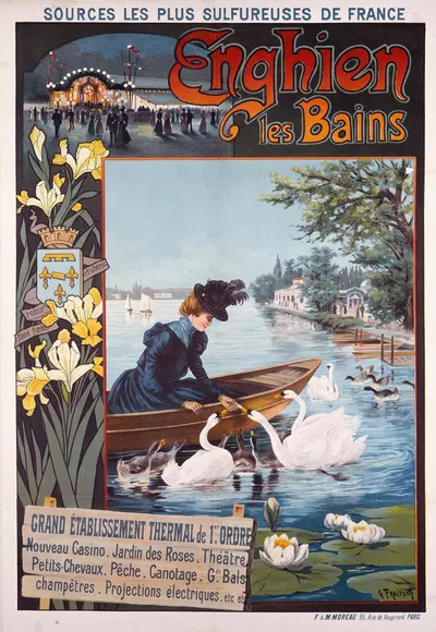 Enghien les Bains by Гюстав Фрепон, 1880-1900 — digital art print download