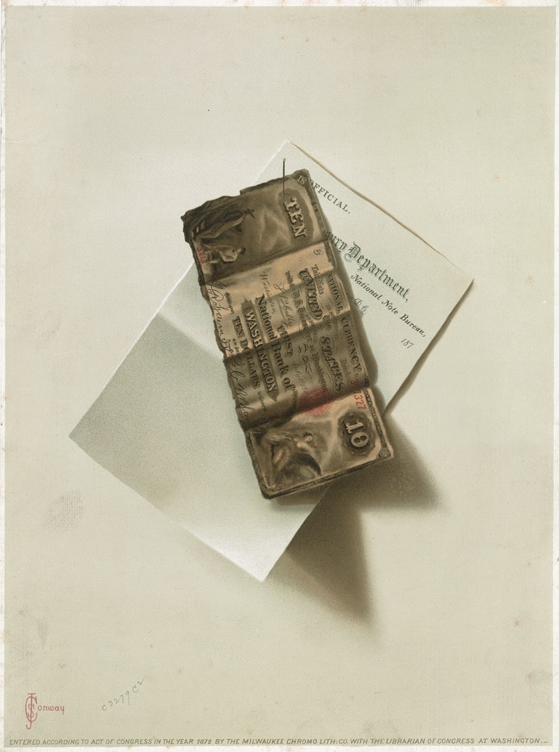 National currency by Джон Северинус Конвей, 1872 — digital art print download