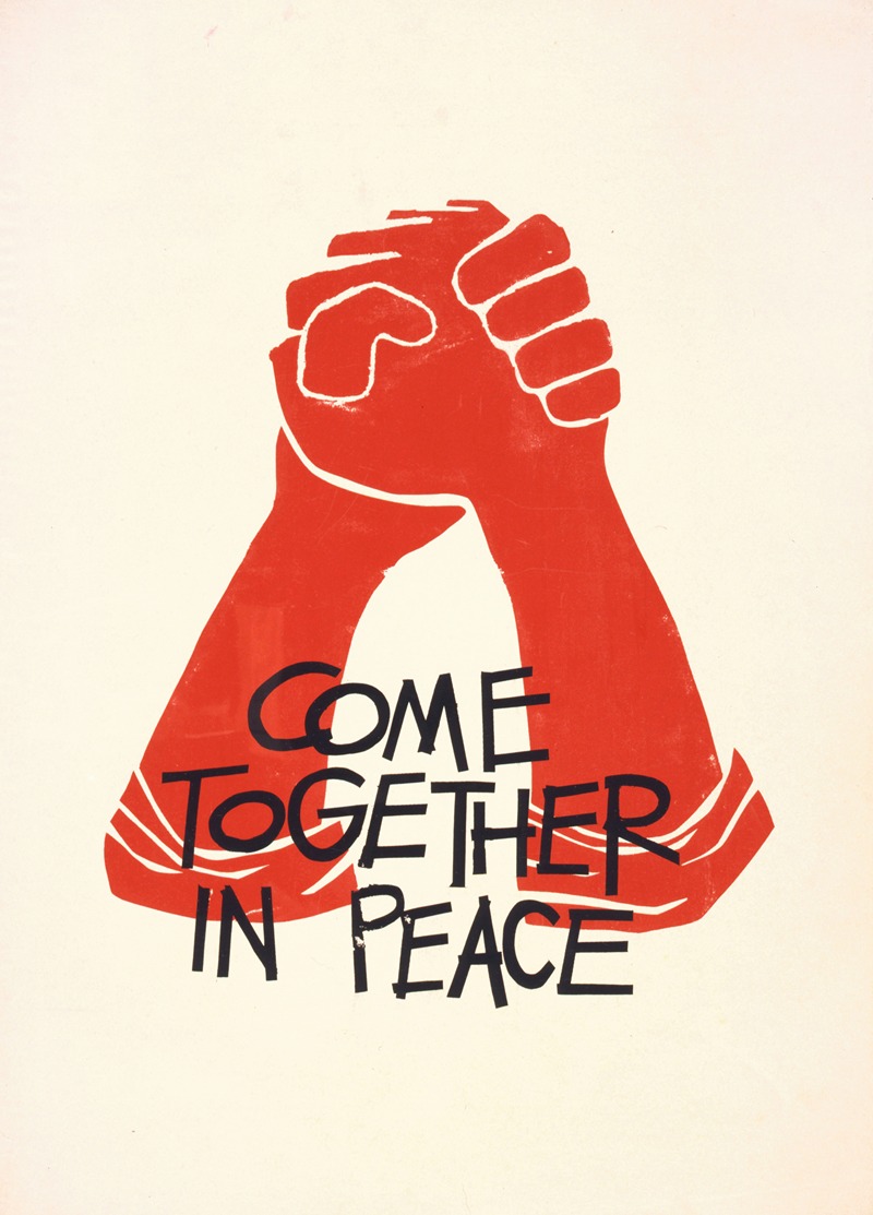 Come together in peace by Аноним, 1965-1975 — digital art print download