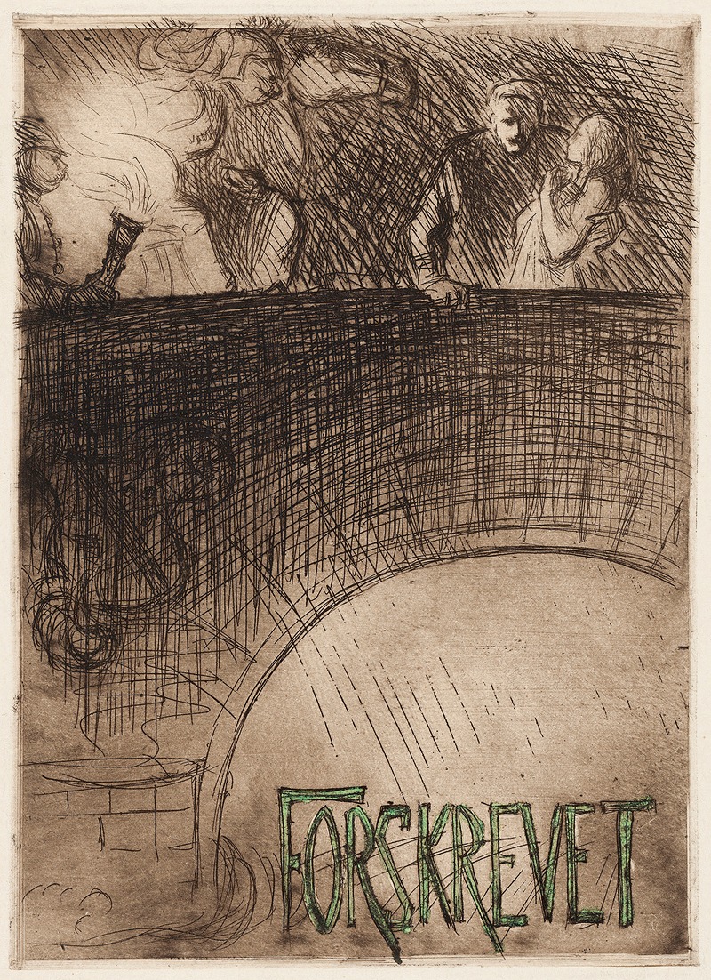 Forskrevet by Магнус Энккель, 1901 — digital art print download