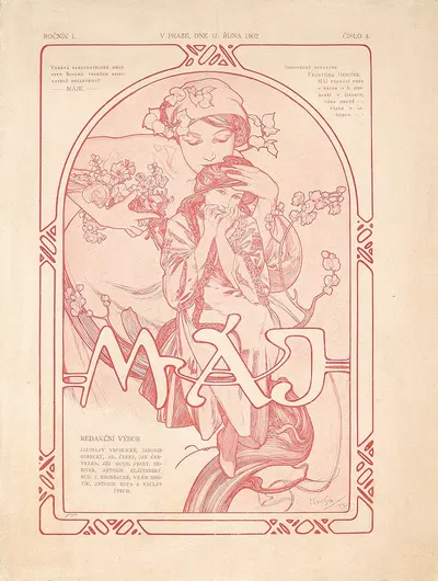 Máje by Альфонс Муха, 1902 — digital art print download