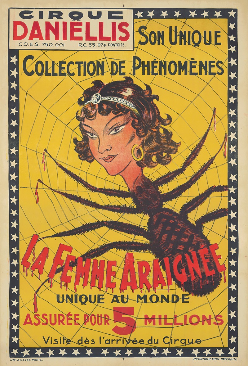 La Femme Araignée by Аноним — digital art print download