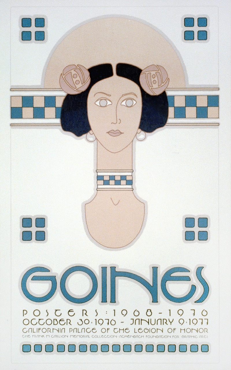 Goines, posters; 1968-1976 by David Lance Goines, 1976 — digital art print download