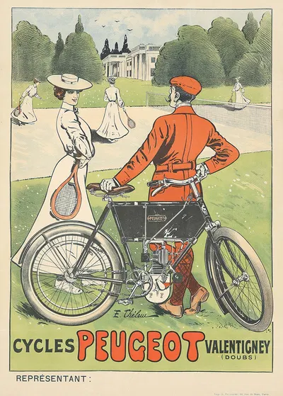Cycles Peugeot by Ernest Thelem — digital art print download