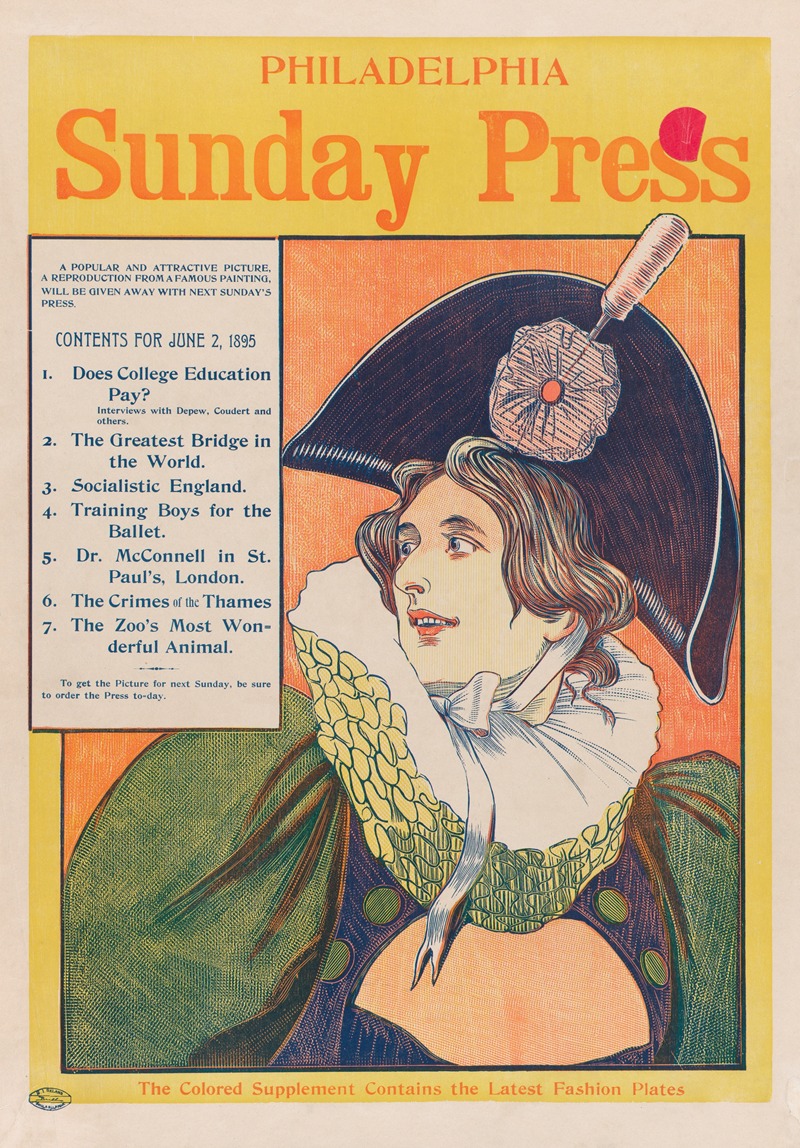 Philadelphia Sunday Press; June 2nd — George Reiter Brill