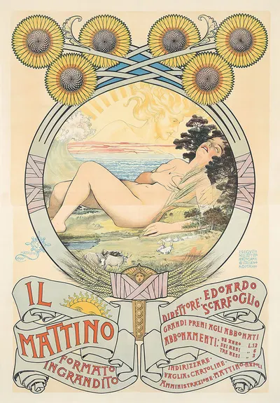 Il Mattino by Giovanni Mataloni, 1896 — digital art print download