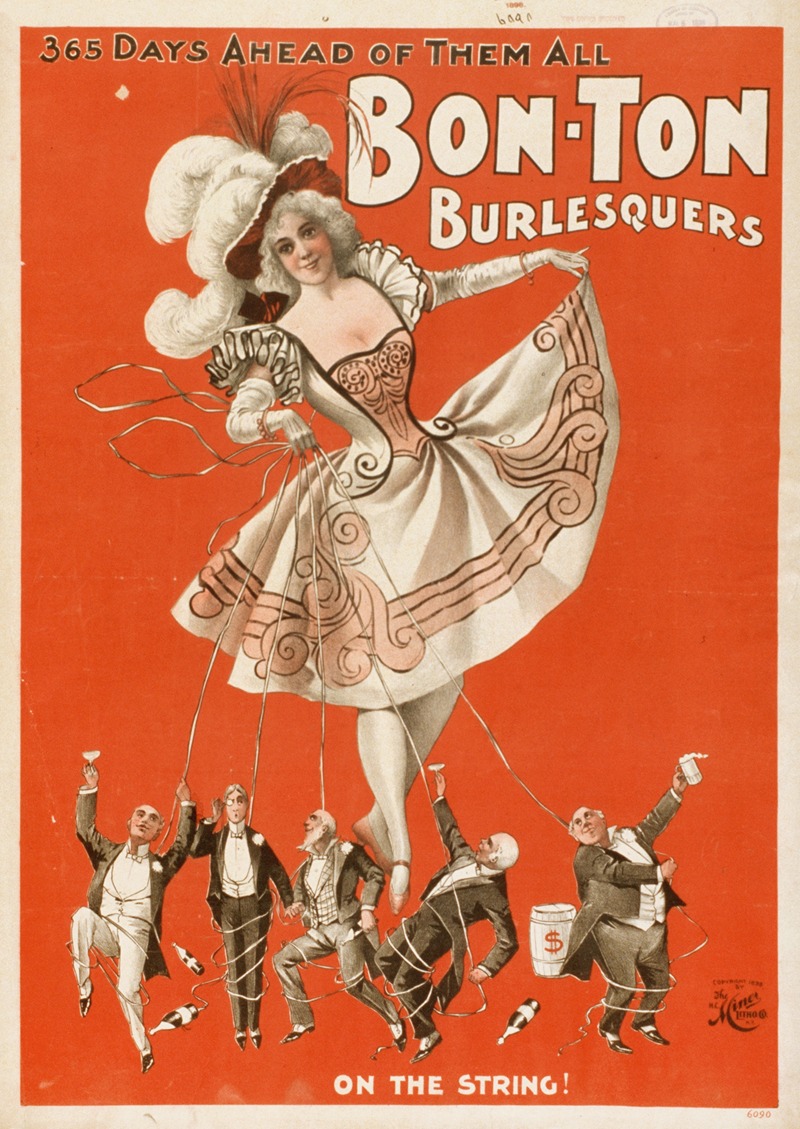 Bon Ton Burlesquers by H.C. Miner Litho. Co., 1898 — digital art print download